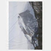 Snowy Mountain Fleece Blanket (Vorderseite)