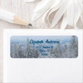 Snowy Mountain Forest Wedding