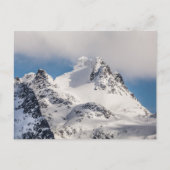 Snowy Mountain Landscape Foto Postkarte (Vorderseite)