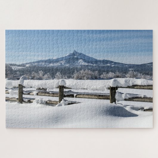 Snowy Mountain Landschaftlich Jigsaw Puzzle (Horizontal)