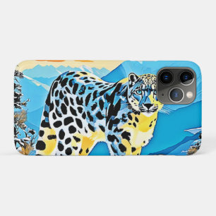 Snowy Mountain Leopard Stance Design Case-Mate iPhone Hülle