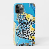 Snowy Mountain Leopard Stance Design Case-Mate iPhone Hülle (Rückseite)