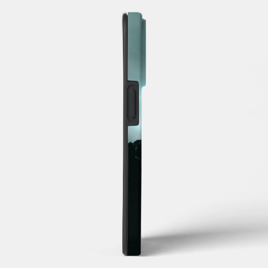 Snowy mountain mysterious blue neon light Case-Mate iPhone hülle (Rückseite / Rechts)