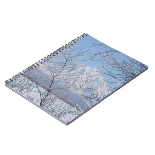 Snowy Mountain Notizblock (Linke Seite)