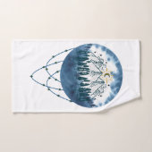 Snowy Mountain Pine Naturerlebnis im Freien Badhandtuch Set (Handtuch)