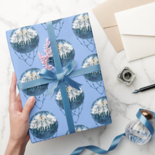 Snowy Mountain Pine Naturerlebnis im Freien Geschenkpapier