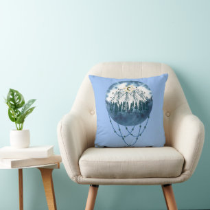 Snowy Mountain Pine Naturerlebnis im Freien Kissen