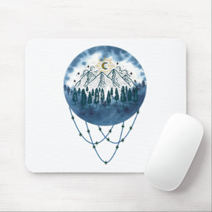 Snowy Mountain Pine Naturerlebnis im Freien Mousepad