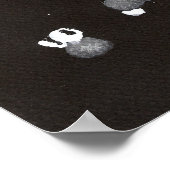 Snowy Mountain Retreat Poster (Ecke)