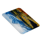 Snowy Mountain & Trees Magnet (Rechte Seite)