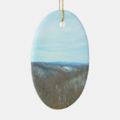 Snowy Mountain West Virginia Ausblick Keramikornament (Rechts)