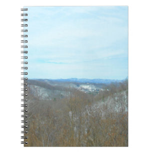 Snowy Mountain West Virginia Ausblick Notizblock