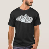 Snowy Mountains Active T-Shirt (Vorderseite)