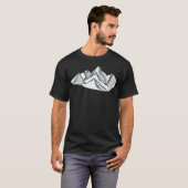 Snowy Mountains Active T-Shirt (Vorne ganz)