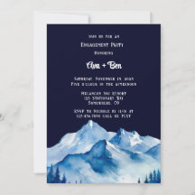 Snowy Mountains Engagement Party