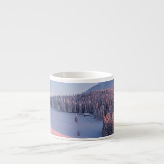 Snowy Mountains Espressotasse (Vorderseite)