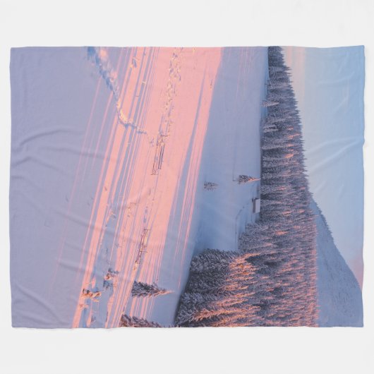 Snowy Mountains Fleecedecke (Vorderseite (Horizontal))