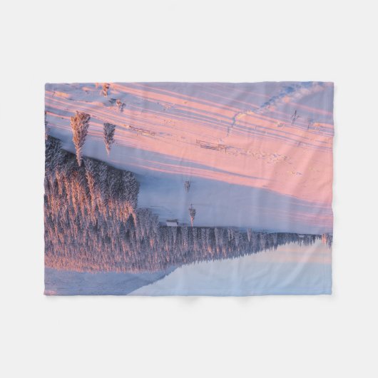 Snowy Mountains Fleecedecke (Vorderseite (Horizontal))