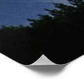 Snowy Mountains : Lake Tekapo : Neuseeland Poster (Ecke)