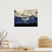 Snowy Mountains : Lake Tekapo : Neuseeland Poster (Küche)