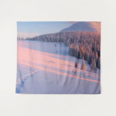 Snowy Mountains Wandteppich (Vorderseite (Horizontal))