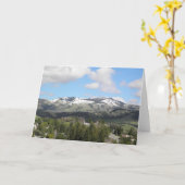 Snowy Mt. Diablo Karte (Gelbe Blume)