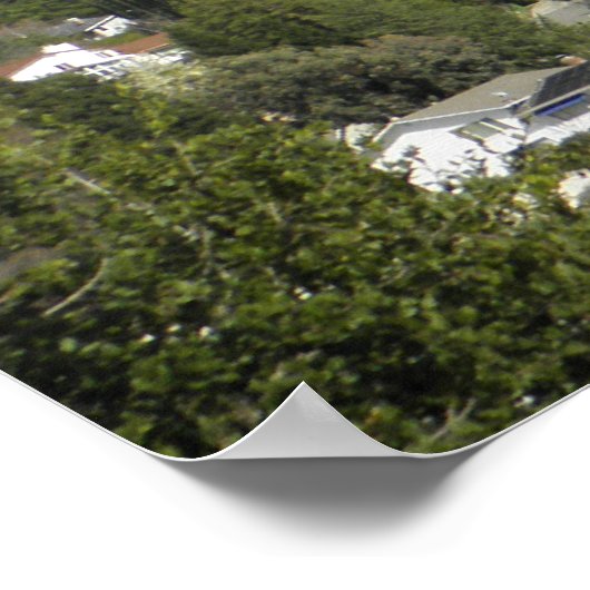 Snowy Mt. Diablo Poster (Ecke)