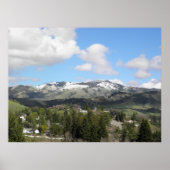 Snowy Mt. Diablo Poster (Vorne)