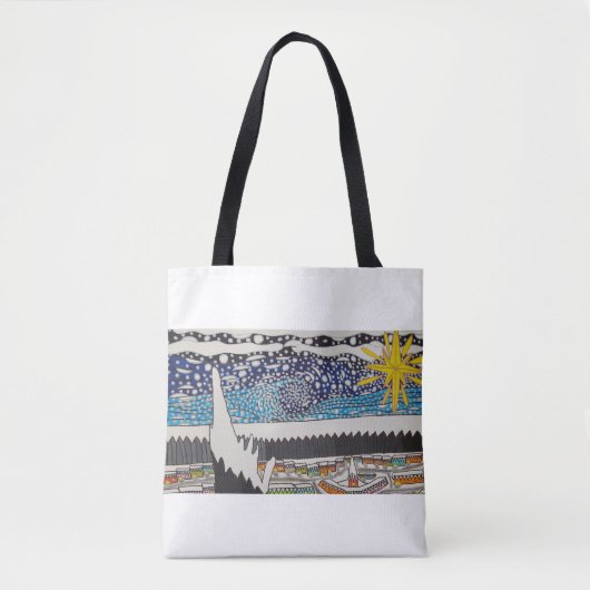 Snowy-NachtTasche Tasche (Vorderseite)