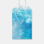 Snowy Night Geschenkanhänger (Rückseite)