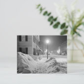 Snowy Night in Vermont, 1940 Postkarte (Stehend Vorderseite)