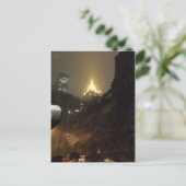 Snowy Night Postkarte (Stehend Vorderseite)