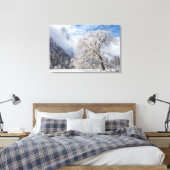 Snowy Oak Leinwanddruck (Insitu (Schlafzimmer))