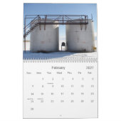 Snowy-Öl-Mietbrunnen Kalender (Feb 2027)