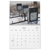 Snowy-Öl-Mietbrunnen Kalender (Mär 2027)
