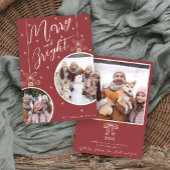 Snowy Ornament Christmas Card Einladung