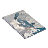 Snowy Owl abheben Notizblock (Rechte Seite)