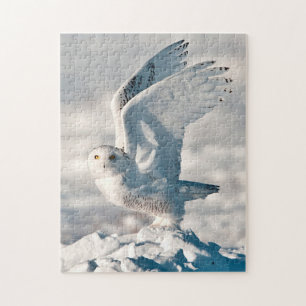 Snowy Owl abheben Puzzle