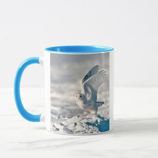 Snowy Owl abheben Tasse (Links)