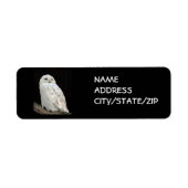 ** SNOWY OWL** ADRESSE ETIKETTIEREN (Vorne)