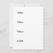 Snowy Owl and Moon Painting - Original Bird Art Einladung (Rückseite)