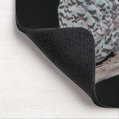 Snowy Owl and Moon Painting - Original Bird Art Mousepad (Ecke)
