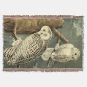Snowy Owl Audubon Bird Artwork Decke (Vorderseite)