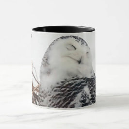 Snowy Owl auf dem Mississippi Flyway Tasse