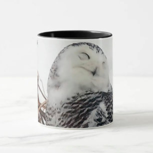 Snowy Owl auf dem Mississippi Flyway Tasse