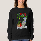 Snowy Owl Bird  Xmas Decorations Snowy Owl Christm Sweatshirt (Vorderseite)