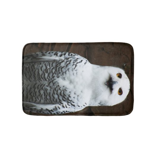 Snowy Owl bmm Badematte (Vorderseite)
