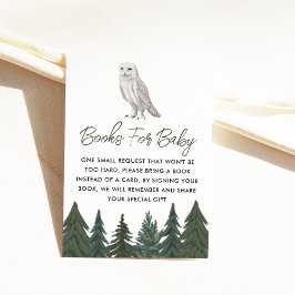 Snowy Owl Book Request Enclosure Card Begleitkarte
