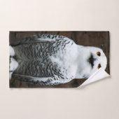 Snowy Owl btcna Badhandtuch Set (Handtuch)