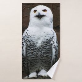 Snowy Owl btcnm Badhandtuch Set